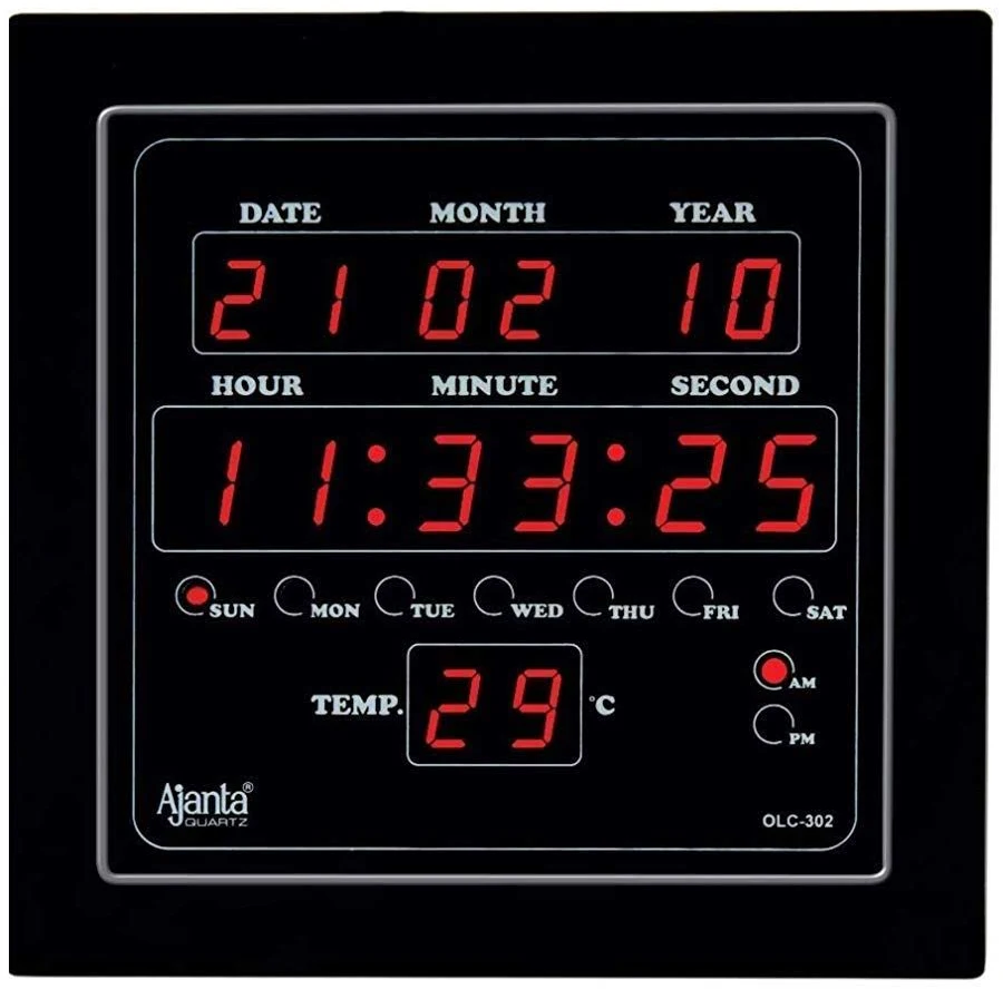 Digital Wall Clock